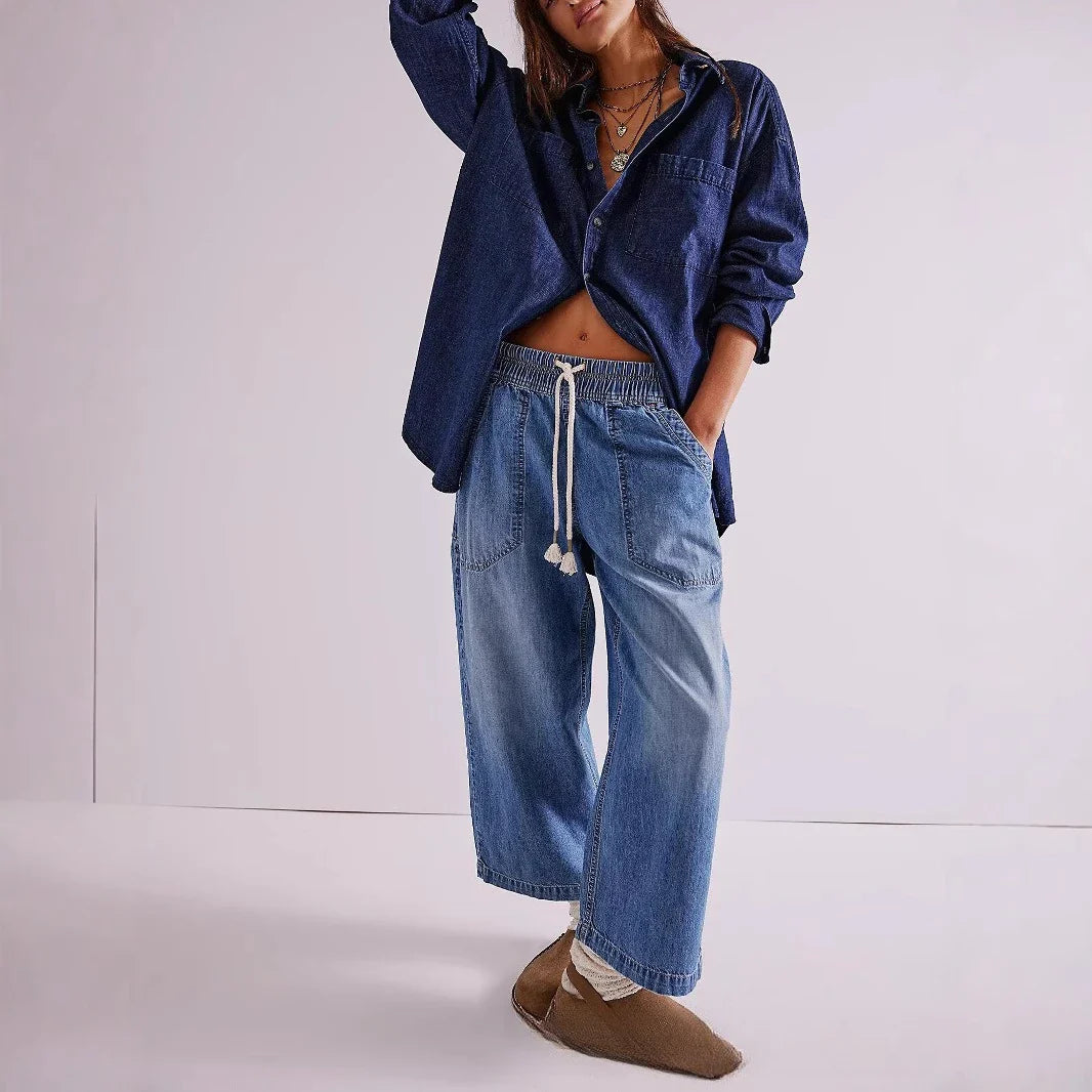 Isla Weekender Drawstring Jeans