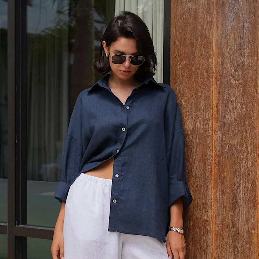 Capri Cotton Relaxed Shirt