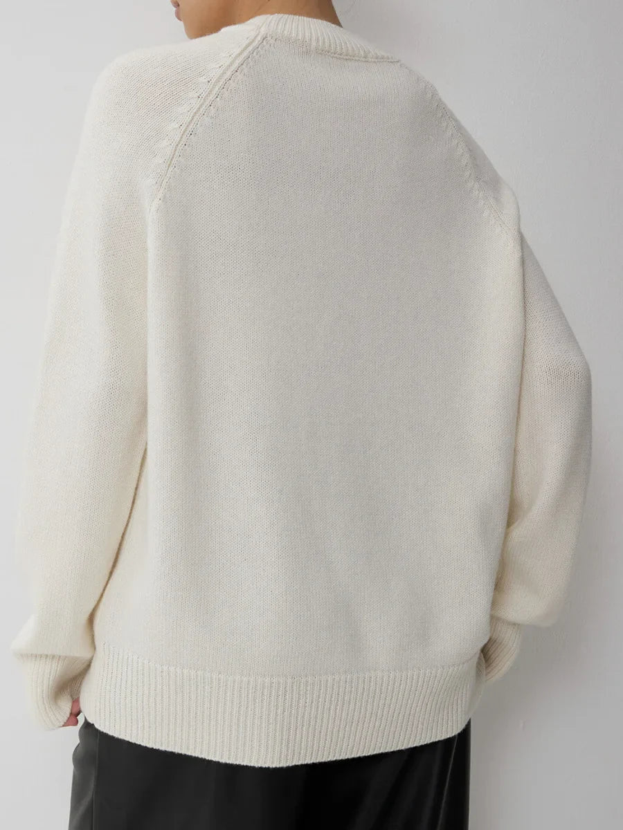 Oversized Wool Knit Sweater