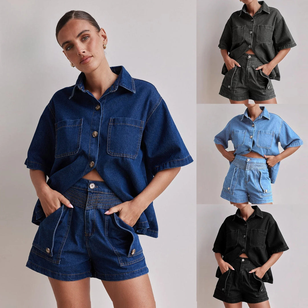 Marais 100% Cotton Denim Set