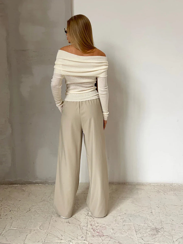 Orvieto Off-Shoulder Knit Top
