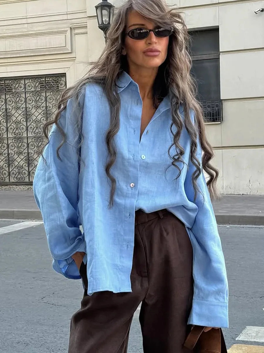 Capri Cotton Relaxed Shirt