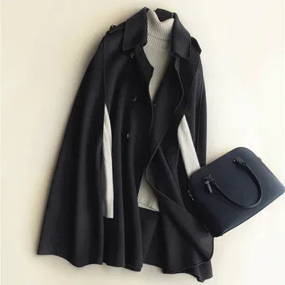 Marisol Wool Cape Coat