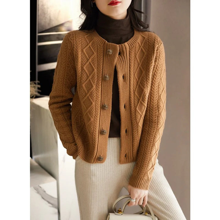 Claire Cable Knit Cardigan