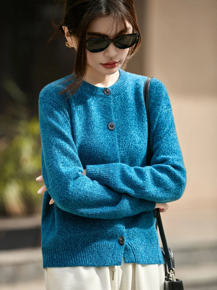 Chunky-Knit Alpaca-Blend cardigan