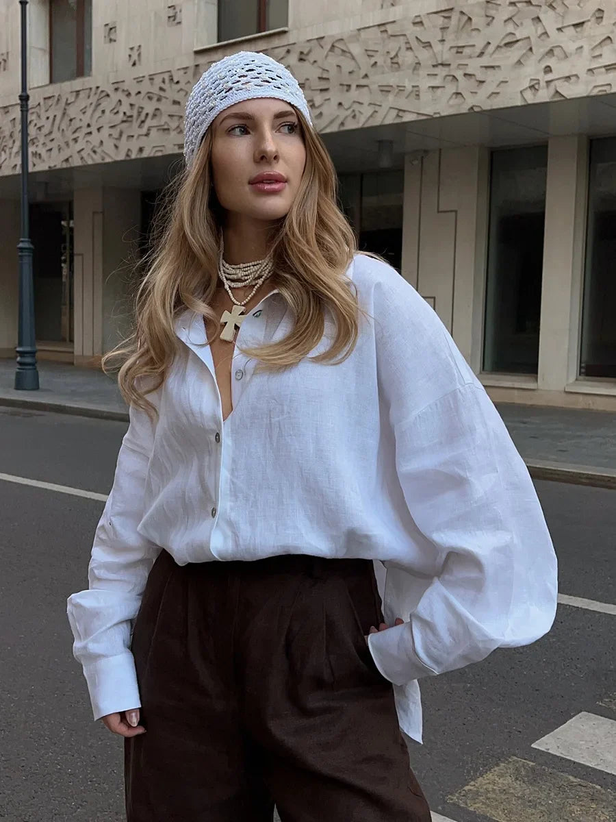 Capri Cotton Relaxed Shirt