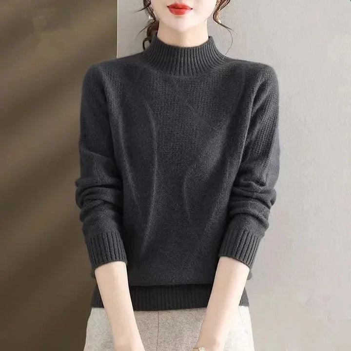 Arden Mock Neck Knit Sweater