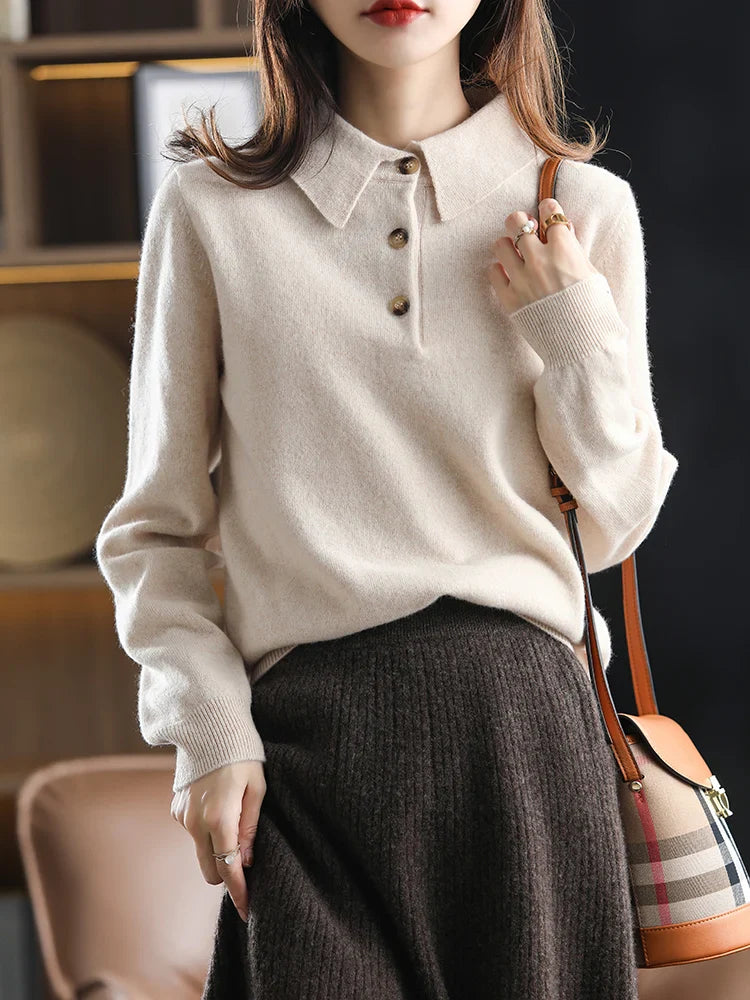 Madison Polo Wool Sweater