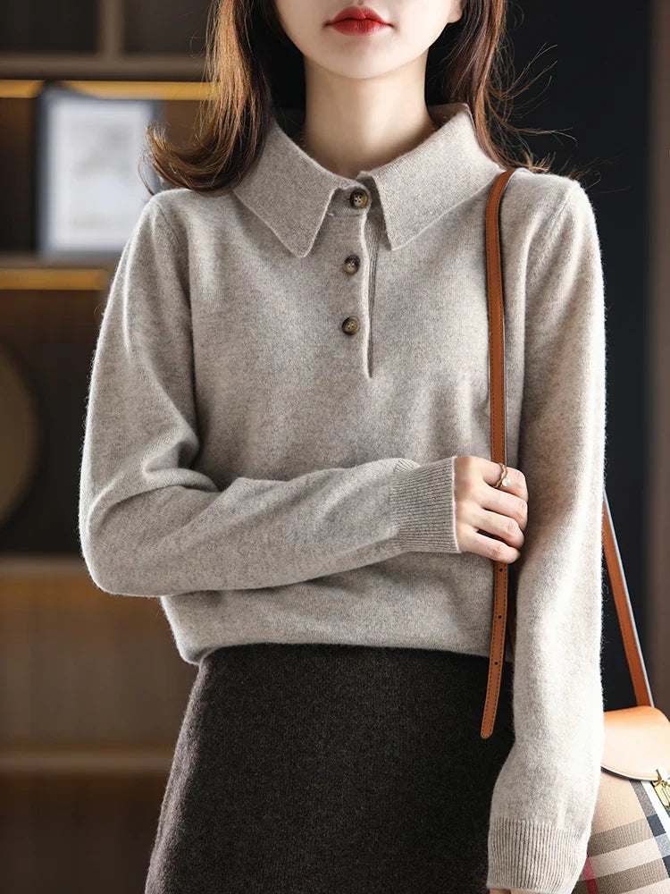 Madison Polo Wool Sweater