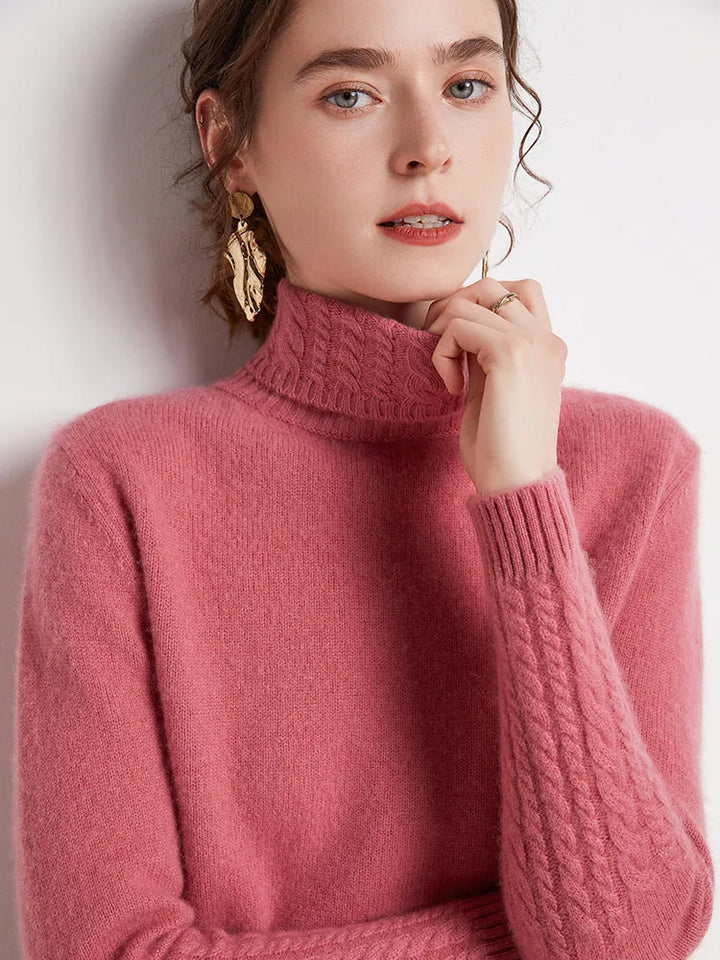 Valentina 100% Merino Turtleneck