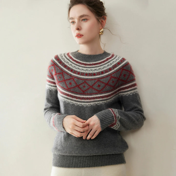 Norvale Alpine Jacquard Cashmere Knit