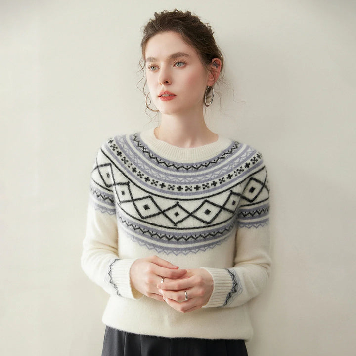 Norvale Alpine Jacquard Cashmere Knit