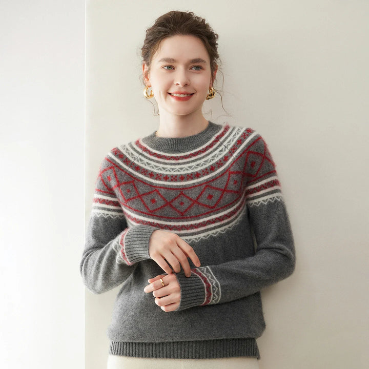 Norvale Alpine Jacquard Cashmere Knit