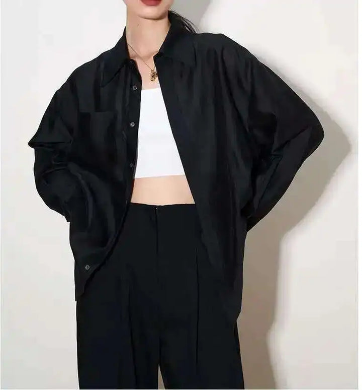 The Flowing Silk Poplin Blouse