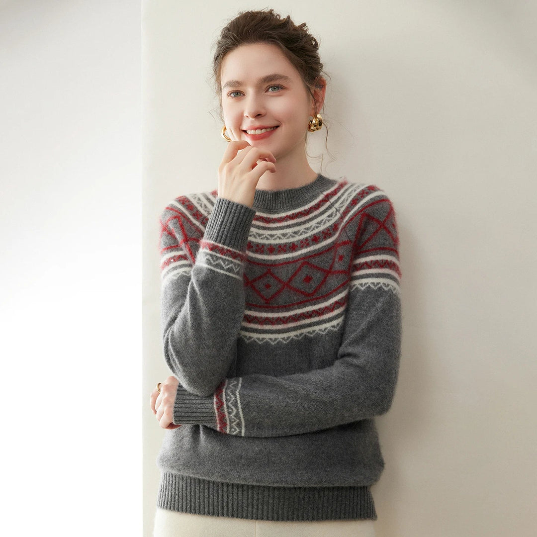 Norvale Alpine Jacquard Cashmere Knit