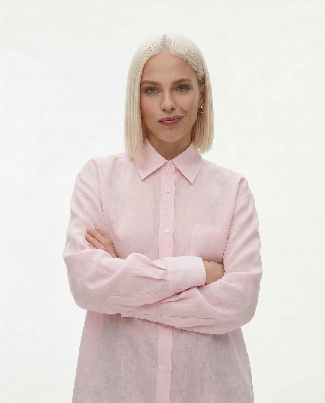 Oversized Linen Blouse