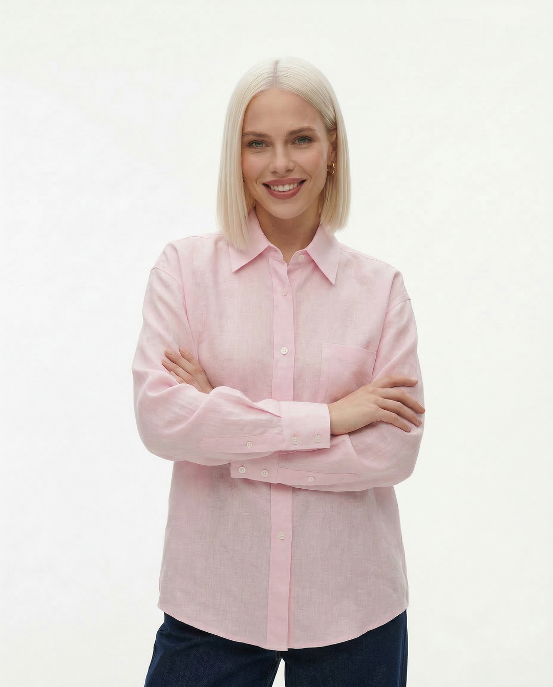 Oversized Linen Blouse