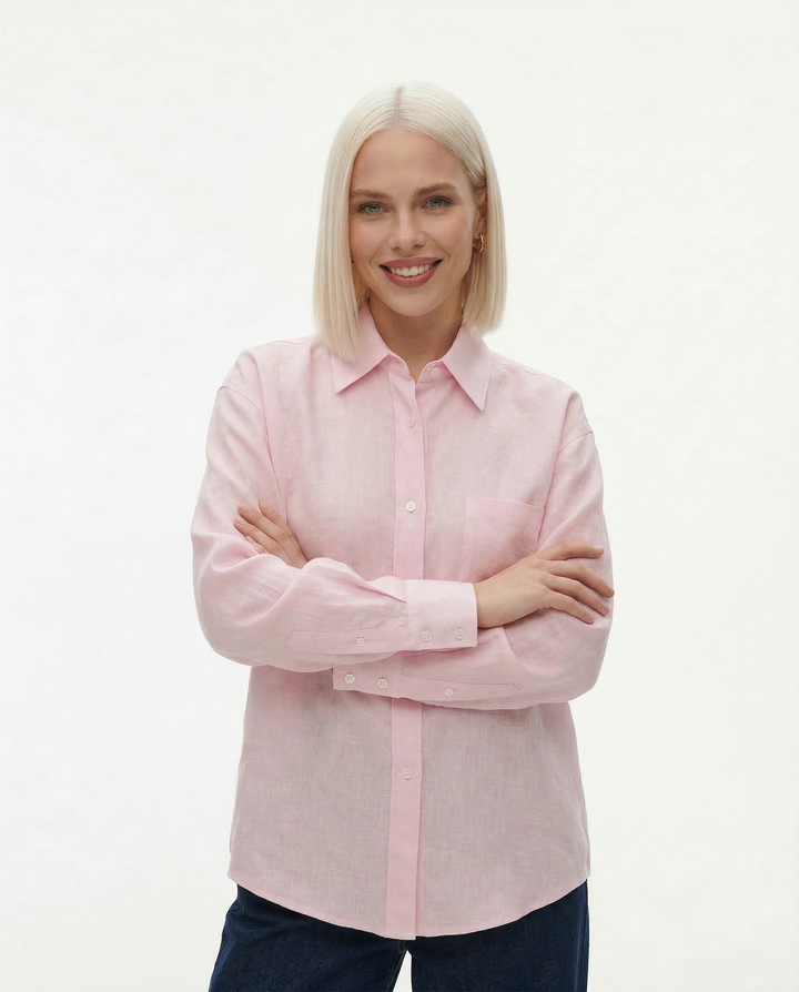 Oversized Linen Blouse