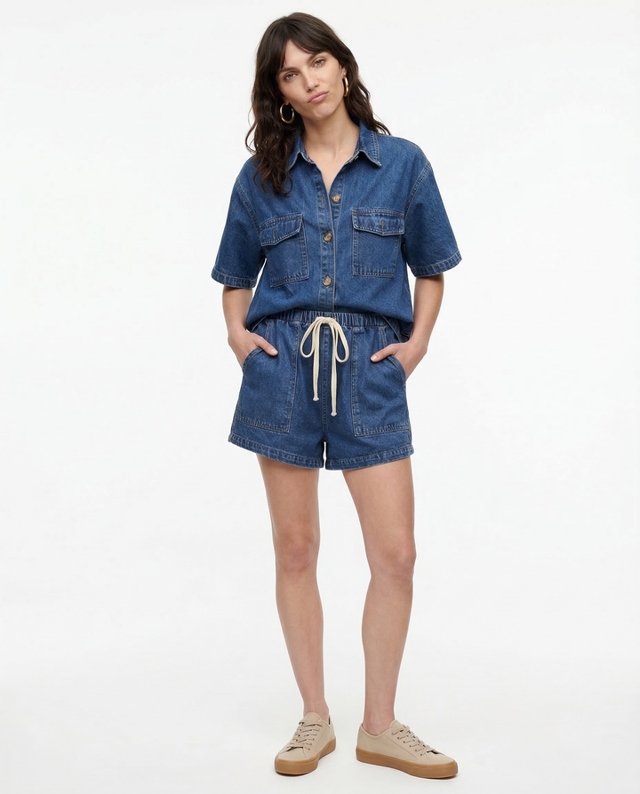 Olivia Denim 2-Piece Set