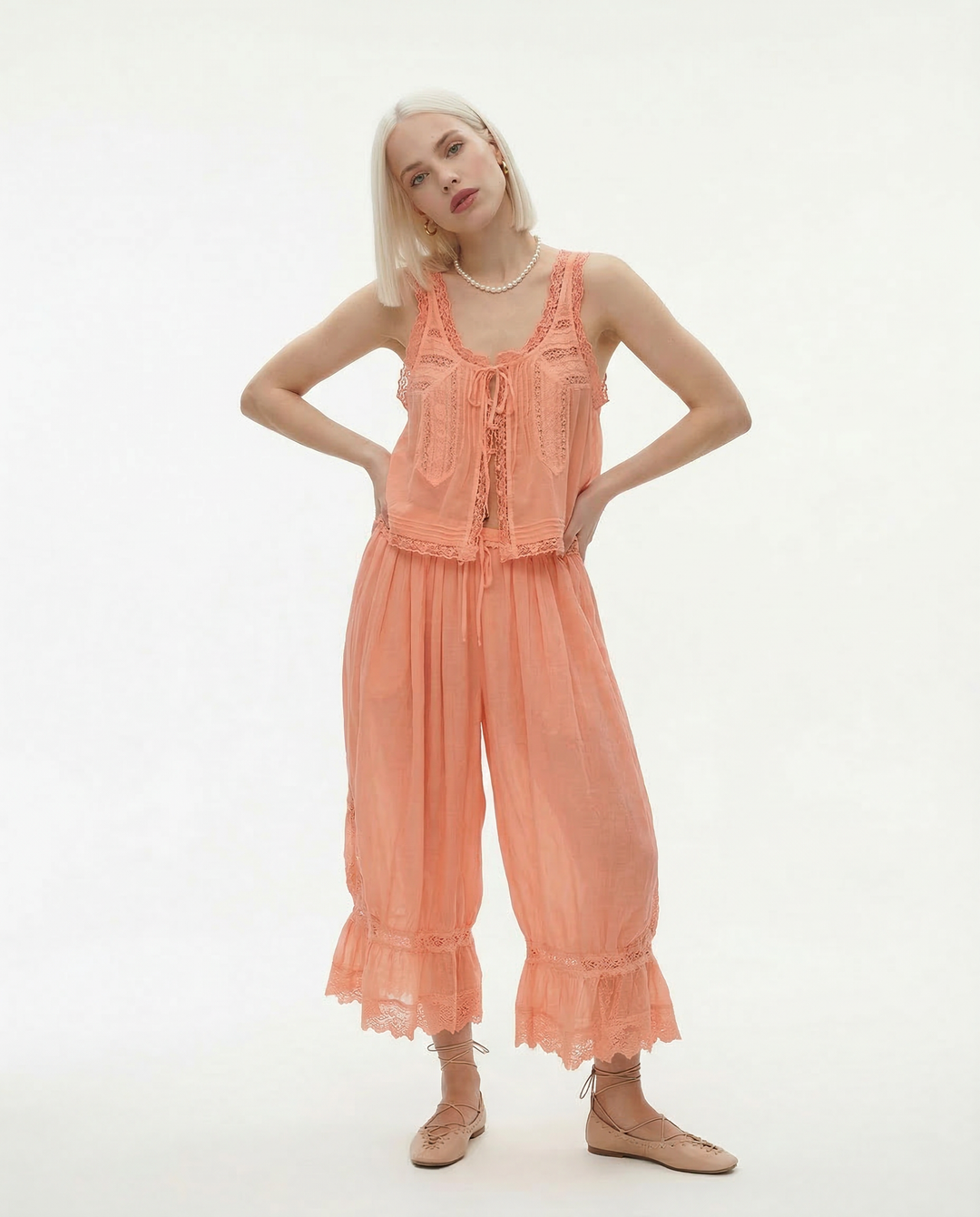 Alouette Lace Two-Piece Set