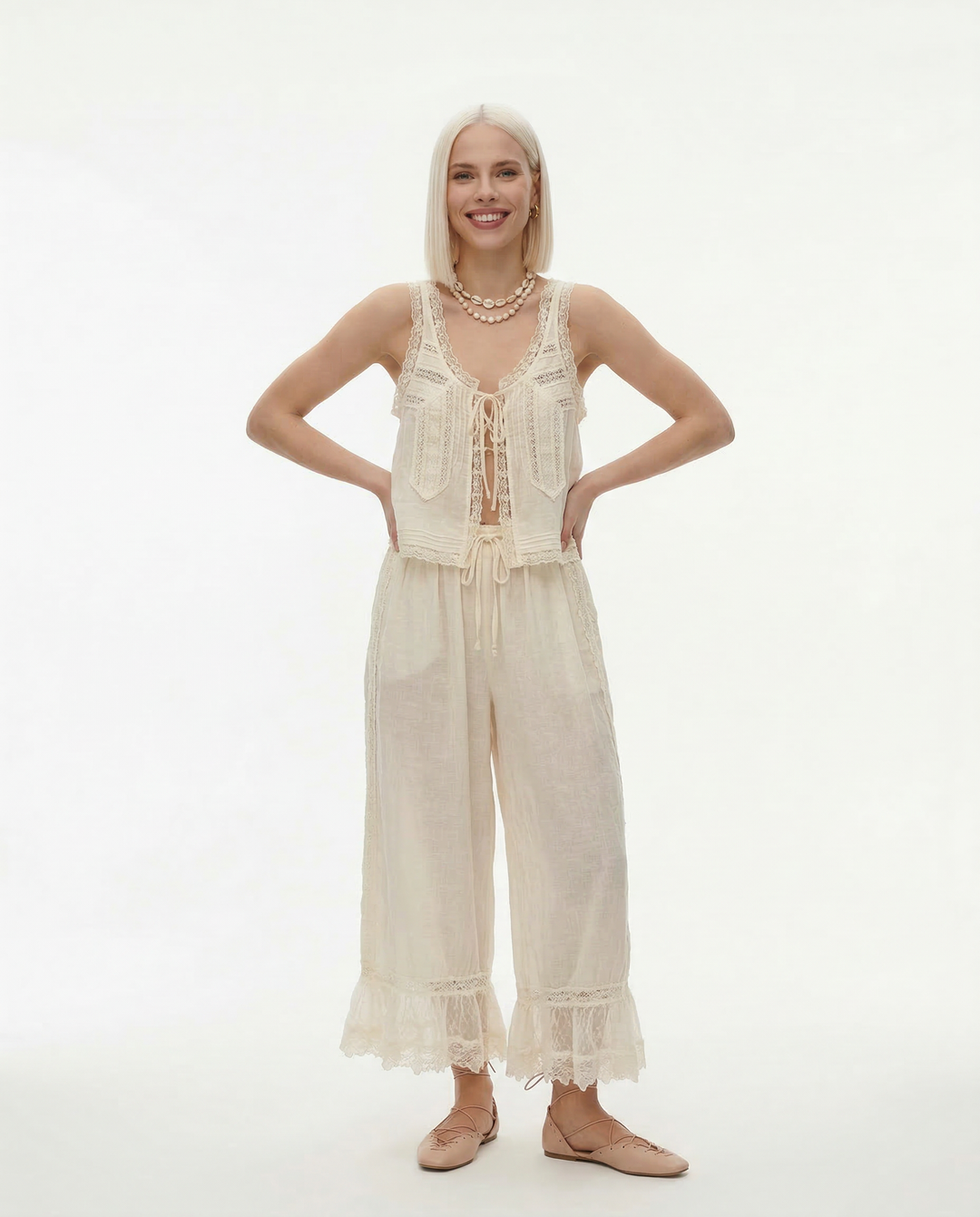 Alouette Lace Two-Piece Set