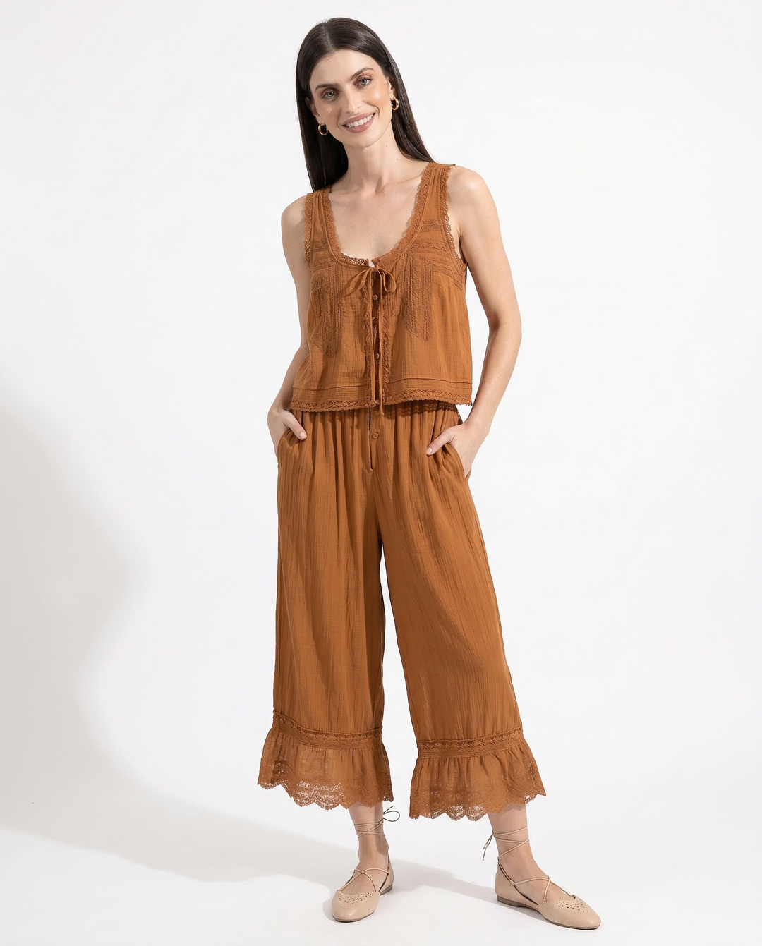 Alouette Lace Two-Piece Set