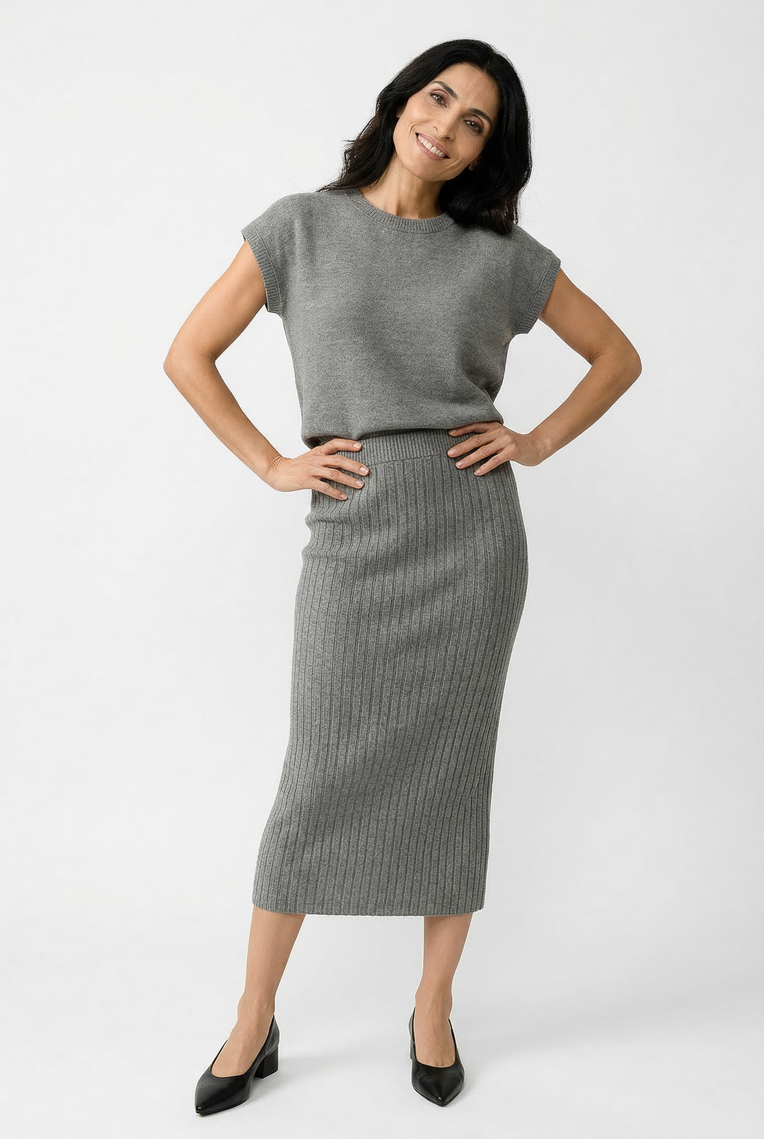Maratea Coastal Rib Sleeveless Set