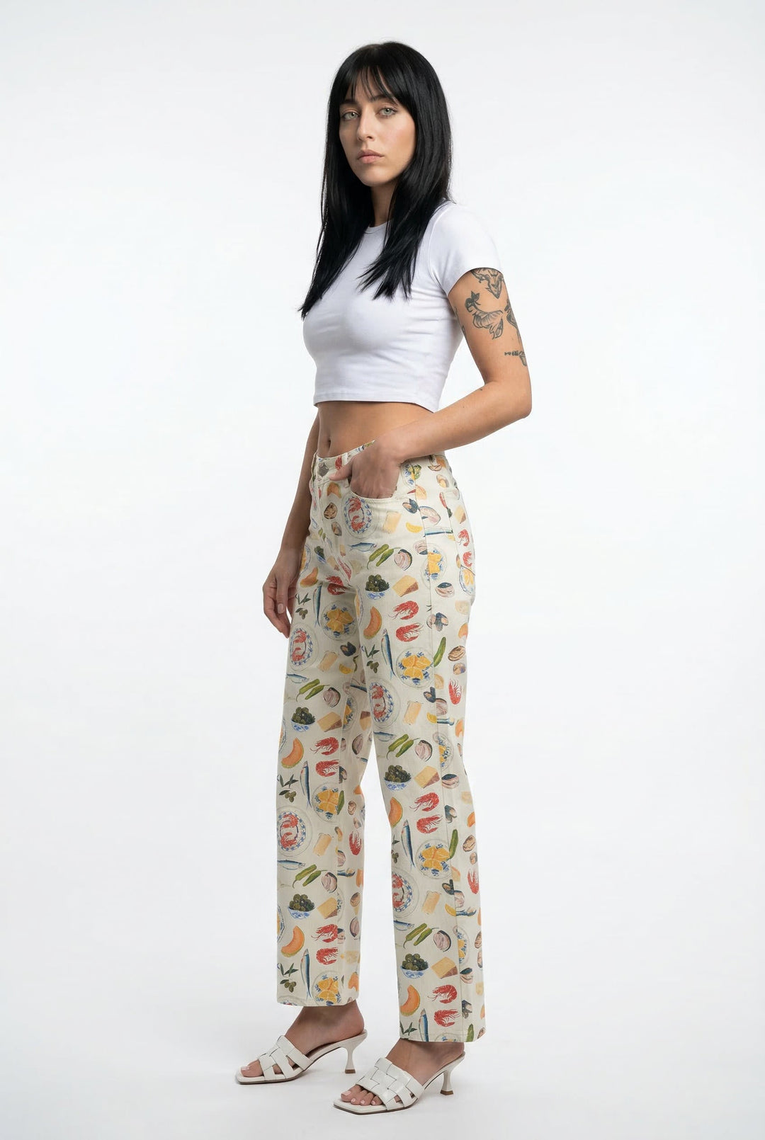 Capri Market Straight-Leg Jean