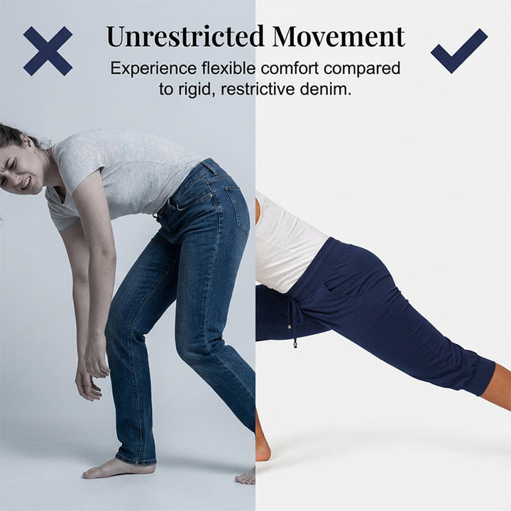 High-Waisted Drawstring Pocket Sweatpants