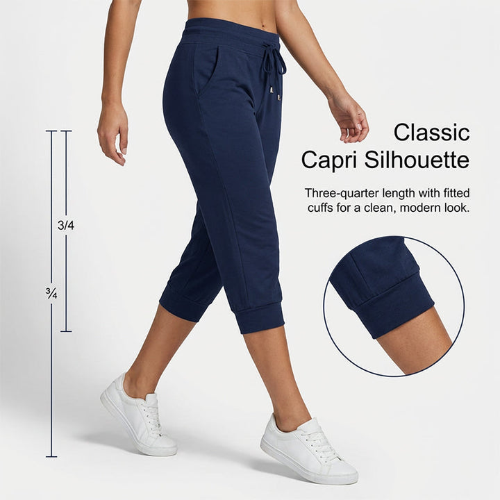 High-Waisted Drawstring Pocket Sweatpants